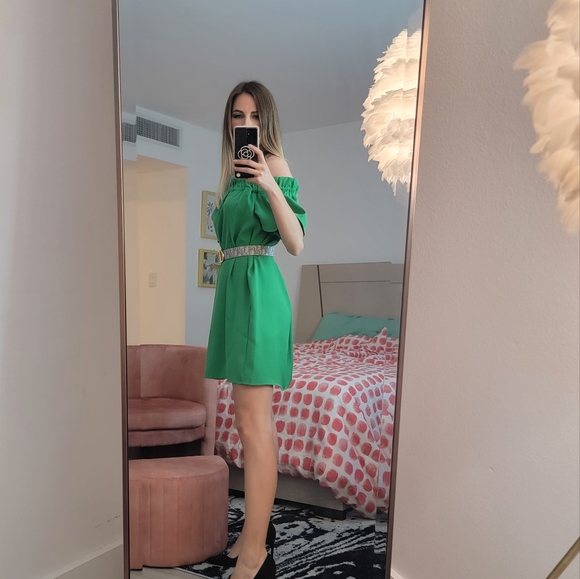 Pleione Emerald Dress for holidays - Picture 3 of 7